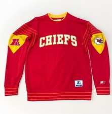 Vintage 90s Kansas City Chiefs Sweatshirt Sz M Crewneck NFL AFC Jock Tag GameDay