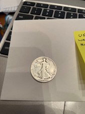 1016 f 1/2 dollar walkinf liberty