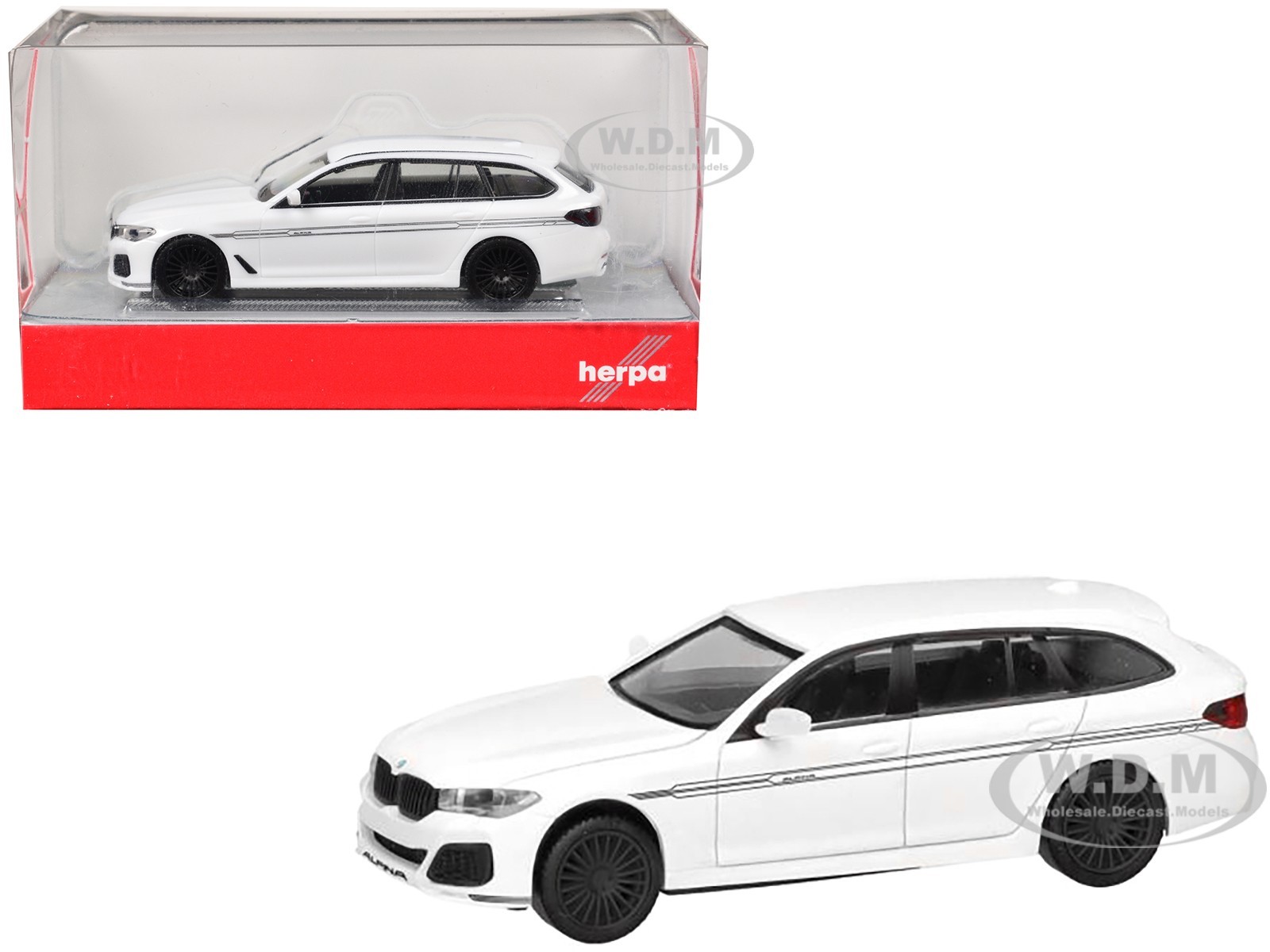 BMW ALPINA B5 TOURING WHITE 1/87 (HO)  HERPA 421072 W