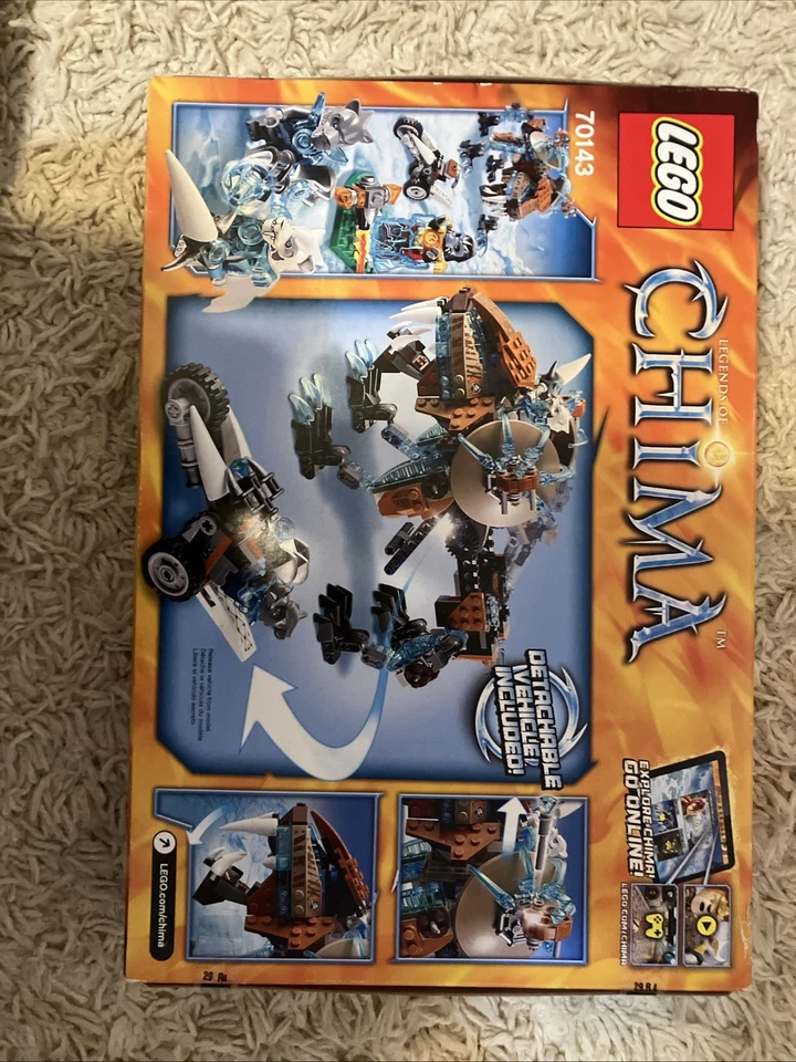 LEGO Legends of Chima Sir Fangar's Sabre-Tooth Walker New In Box Sealed - Image 2 of 2