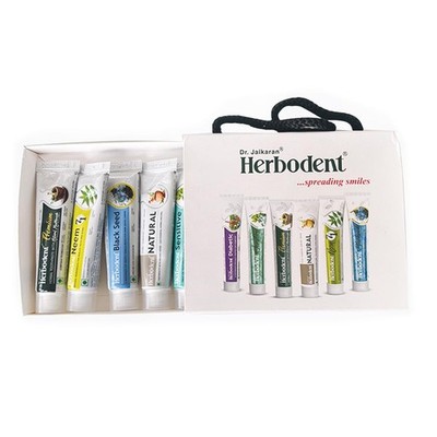 Herbodent Natural Travel Pack - Amazing Toothpaste 0.53 Ounce (Pack of 6)