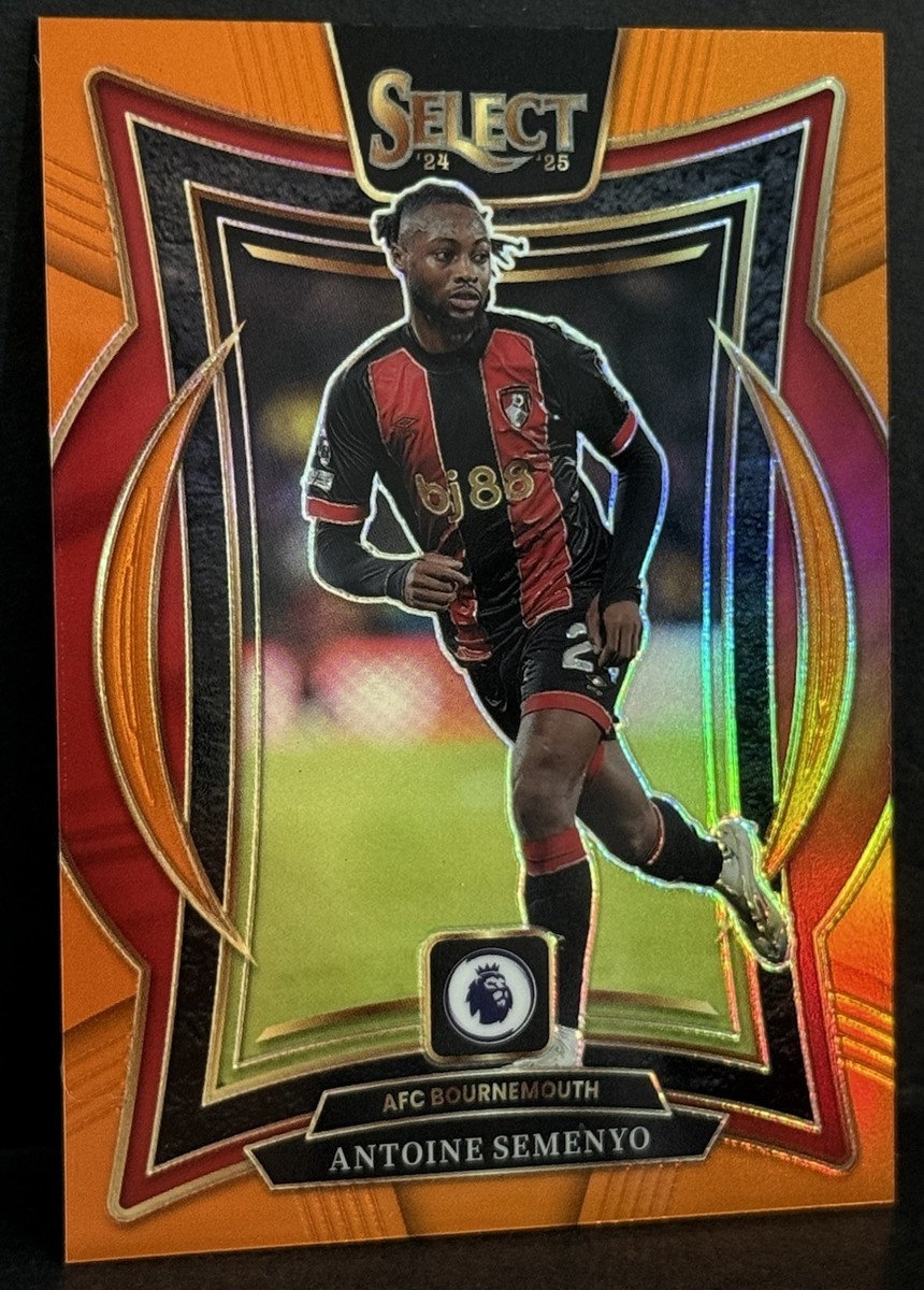 2024-25 Panini Select EPL Bournemouth Antoine Semenyo Orange Prizm