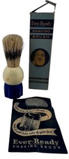 Vintage Ever-Ready Shaving Brush With Original Box Safety Razor Era Grooming