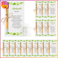 GlüCksstift Set 15Er Kugelschreiber Mit Gravur Abschiedsgeschenk Kollegen