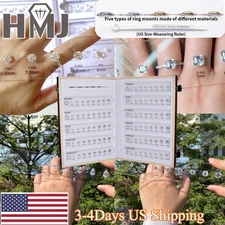 US 11 Shapes Cubic Zirconia Diamond Size Chart CZ Comparison Chart for Jewelry