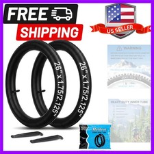 2Pack Bike Inner Tubes 20"/24"/26" x1.75/1.95/2.10/2.125 with 32mm Schrader V...