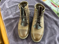 Viberg Service Boot Kudu leather size 8 EUC Dainite soles 2030 last
