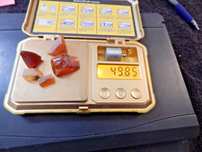 49.85 ct Mexico Fire Opal Natural Unheated Rough Lot - Facet Grade