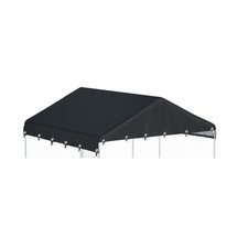 Outdoor Dog Kennel Cover 10'W x 10'L Made of 600D Waterproof Oxford Cloth- Bl...