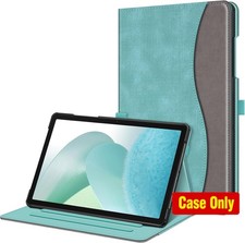 Multi-Angle Viewing Smart Stand Case for Samsung Galaxy Tab A11 /A9 11" Turquoi