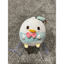 Disney Store Donald Duck Tsum Tsum Small Plush White Blue Pink Bow Hat