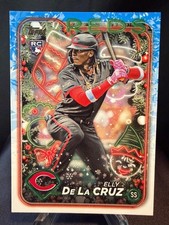 2024 Topps Holiday Elly De La Cruz H102 Rookie Cincinnati Reds RC Card Base