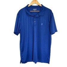Izod Golf Polo Shirt Men  s XL Blue Short Sleeve Collared Top