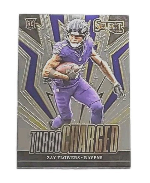 Zay Flowers Panini Select Turbocharged #TURZFL Base