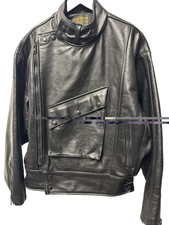 Rare Vanson Swedish Messenger Black Leather J...