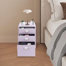 3 Drawers Mobile Filing Cabinet Home Office Under Desk Storage Cabinet W/ Wheels