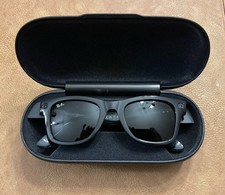 Ray-Ban Stories Wayfarer Smart Glasses Black RW4002 601/71 50mm Boxed Case