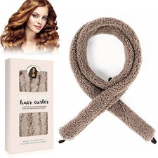 Satin Heatless Hair Curler, Lazy Natural Soft Wave DIY Heatless Curls For Sleep