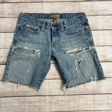 Abercrombie Fitch Distressed Denim Cutoff Shorts Size 2S Women's Jean Shorts