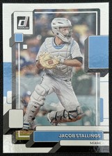 2022 Donruss Jacob Stallings Miami Marlins #135