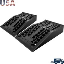 Low Profile Car Ramps 20K lbs Capacity Portable Vehicle Tool Low Chassis New