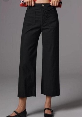 Maeve Colette High-Rise Wide-Leg Magic Fabric Pants SZ 16