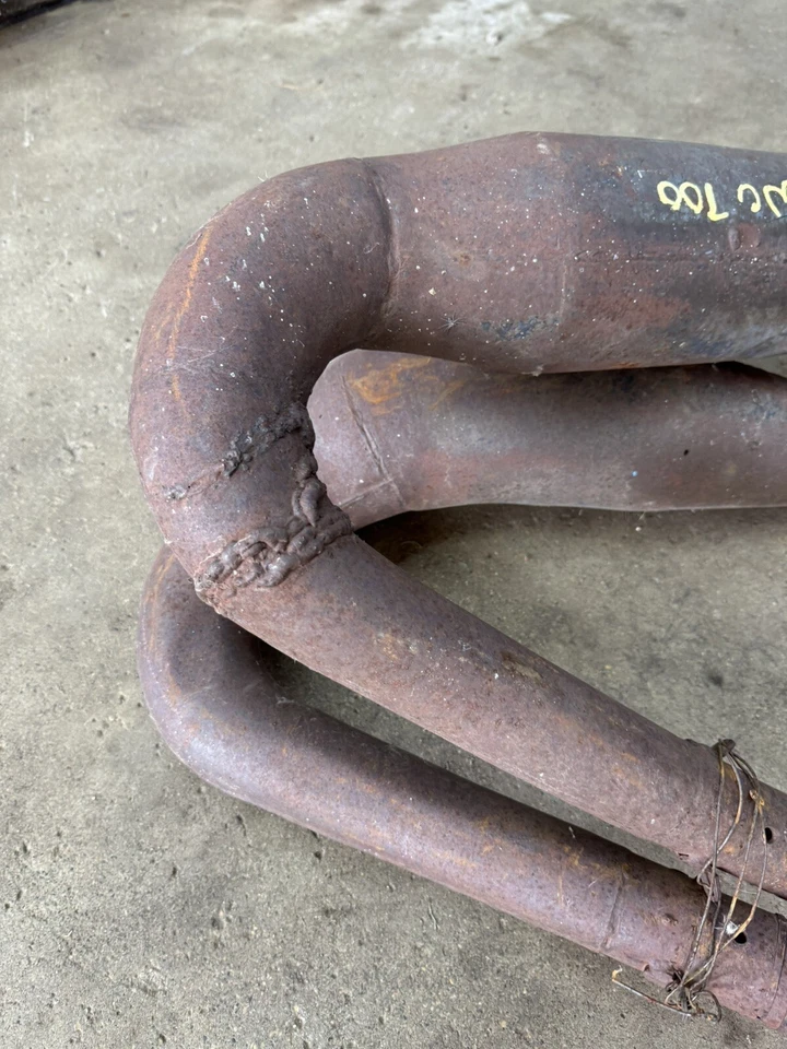 1995 93 94 92 Arctic Cat Wildcat 700 Aftermarket PSI Twin Exhaust Pipes Foto 2 de 4