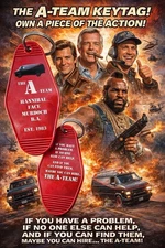 A TEAM TV show inspired keytag