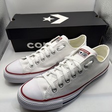 Converse Unisex All Star Optical White Sneaker Size 5 Men  s 7 Women  s. New