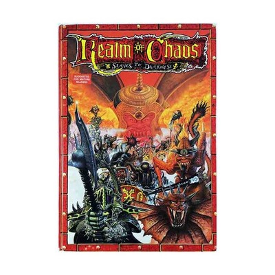 GW Warhammer 40K Realm of Chaos - Slaves to Darkness (1988 Ed) Fair+