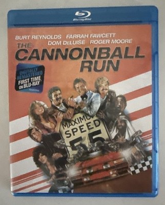 Cannonball Run,1981; (Blu-ray); Burt Reynolds,Farrah Fawcett; Pre-Owned;Box Ship
