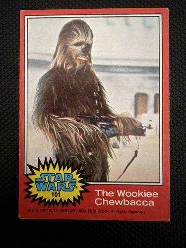 1977 Topps Star Wars #101 The Wookiee Chewbacca — TAG (grade unconfirmed)