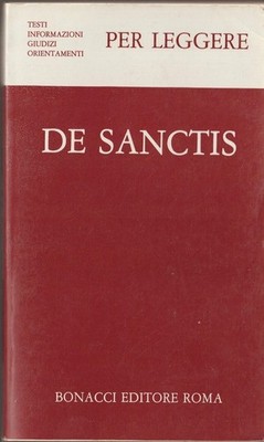 LIBRO DE SANCTIS PER LEGGERE BONACCI EDITORE ROMA 1983 PAGINE 312 COP.FLESSIBILE