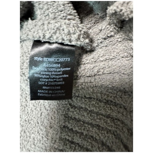 BAREFOOT DREAMS COZYCHIC MIXED SHEARLING PULLOVER - SIZE: WOMEN’S LARGE GRAY - Picture 6 of 6