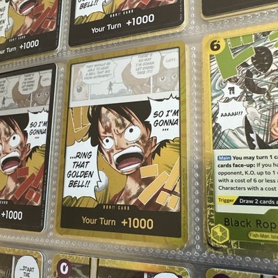 One Piece: OP15 Gold Don Card (Luffy) Adventure on KAMI's Island
