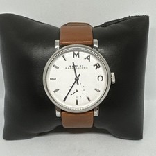 Marc By Marc Jacobs Baker MBM1265 Women's Brown Leather Strap Analog Watch ROT36