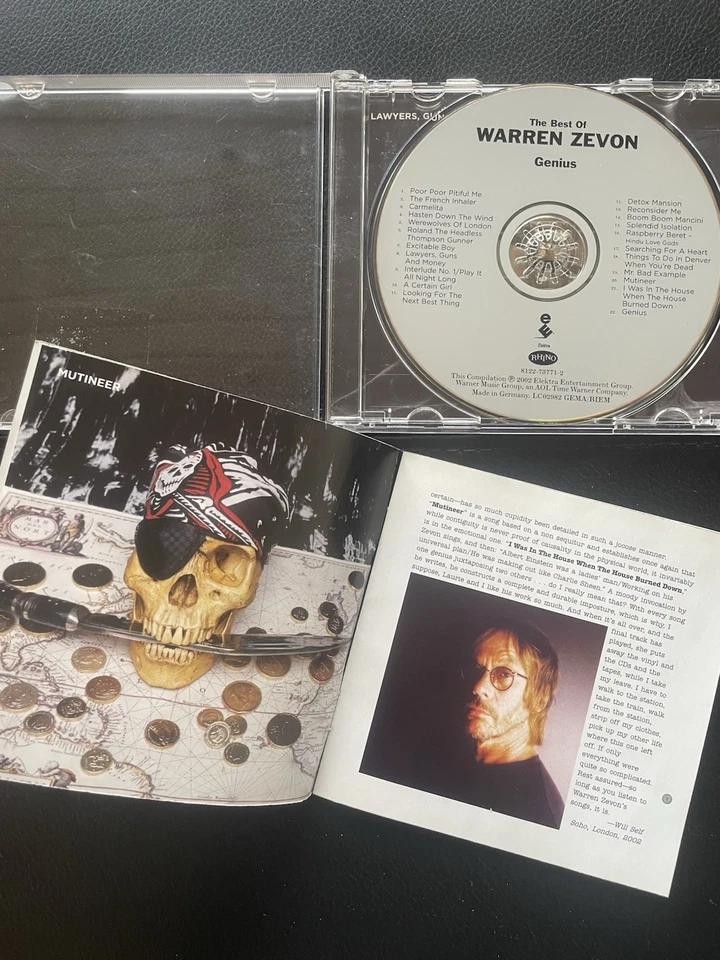 WARREN  ZEVON    -    The Best Of ,  Genius  ,   CD  2002 , Folk , Rock , Blues - Bild 3 von 4