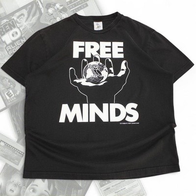 Black OVO Free Minds Graphic Tee