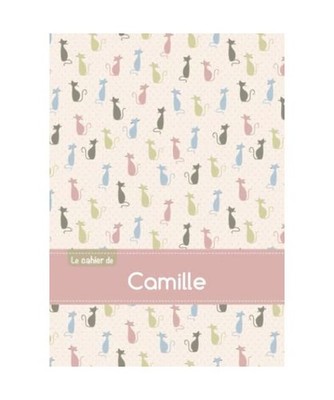 Le cahier de Camille: Le cahier de Camille - Petits carreaux, 96p, A5 - Chats, C