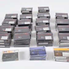 59 MiniDV Tape Lot Sony JVC Maxell DVM60 Digital Video Cassette w/ Cleaner