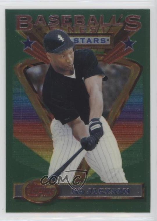 1993 Topps Finest Baseball's Finest All-Stars Bo Jackson #91 8d4
