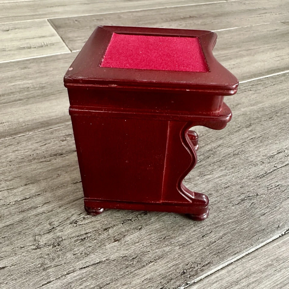 Town Square Dollhouse Cherry Writing Captain Desk Library Office Study Furniture - Image 3 of 4