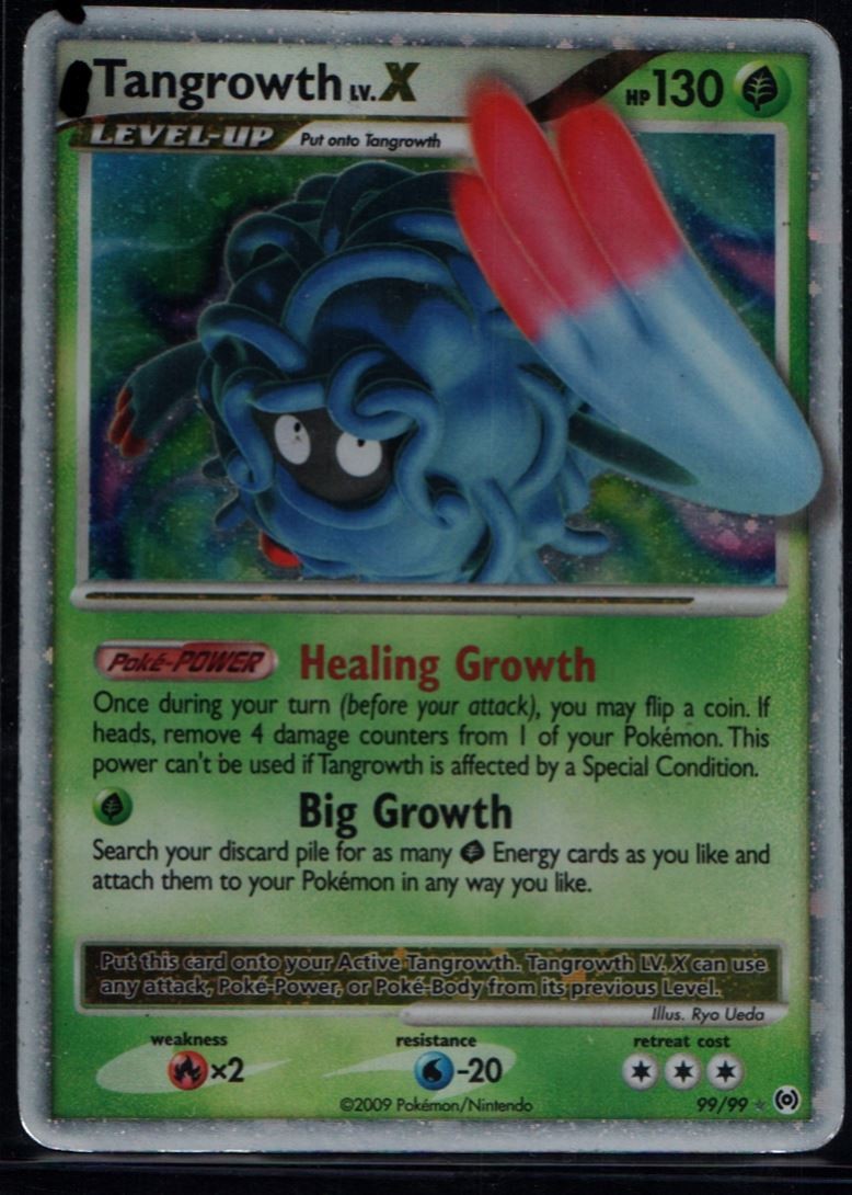 2009 Platinum - Arceus Tangrowth LV.X Level-Up/Rare Holo LV.X #99