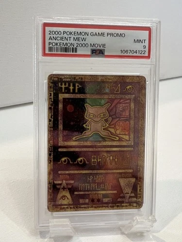 2000 Pokemon Game Promo Ancient Mew Pokemon 2000 Movie PSA 9 MINT Holo Card