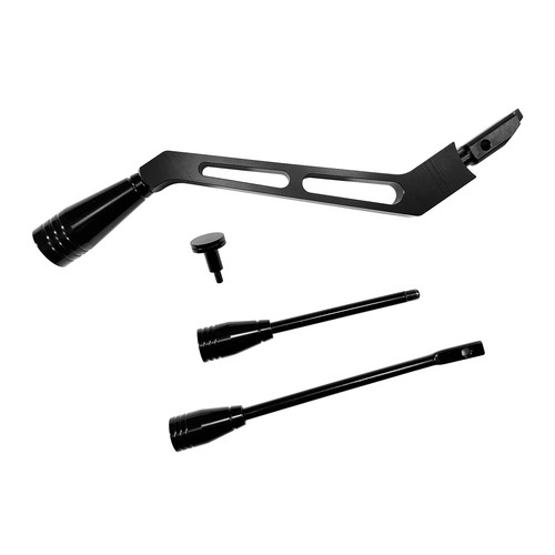 For GM Column Black Billet Aluminum Shifter Turn Signal Lever Hazard Tilt Kit - Picture 5 of 5