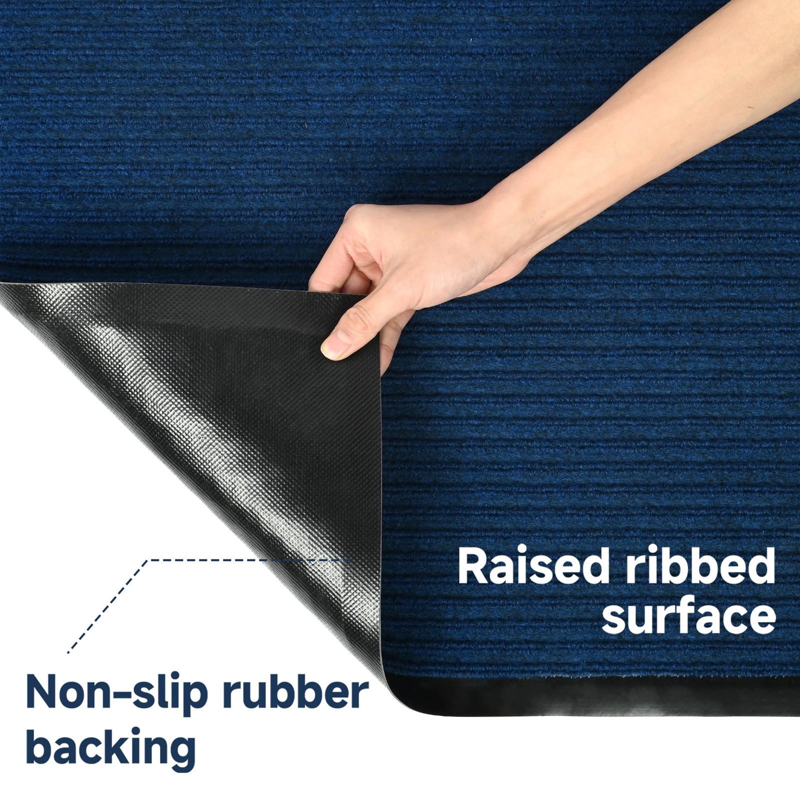 Commercial Grade Door Floor Mat 3' x 10' Brush Step Entrance Mat Heavy Duty I...