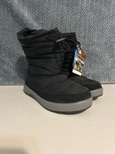 Ozark Trail Mountain Boot Mens 10 Black Round Toe 3M Insulation Snow Boot