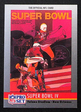 Super Bowl IV #4 1990 Pro Set Super Bowl Collectibles