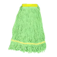 Tough Guy 1Nnx1 1-1/4 In String Wet Mop, 26 Oz Dry Wt, Slide On Connection,