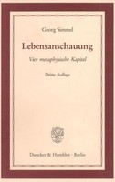 Lebensanschauung. Georg Simmel